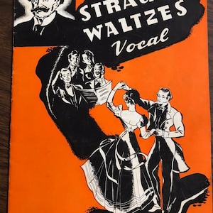 Vintage Sheet Music - Strauss Waltzes