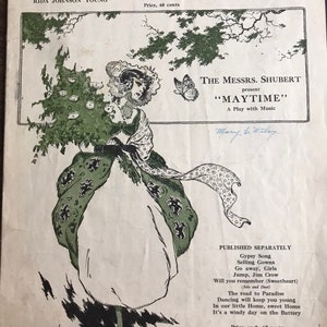Vintage Sheet Music - Will You Remember