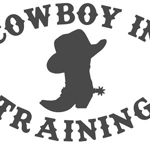 Cowboy in Training Western Cowboy svg download