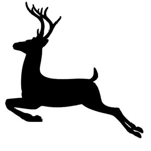 Rendier lopende buck svg te downloaden