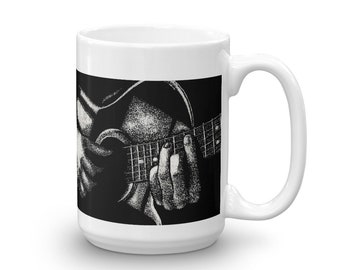 Guitar Guitarist Mug - Two Sizes