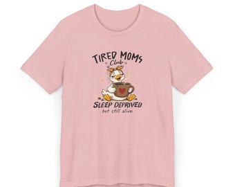 Camiseta del Club de Mamás Cansadas / Camiseta de Café para Mamás Privadas de Sueño / Gráfico de Ganso