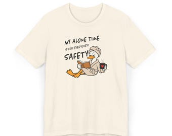 Camiseta divertida de ganso / Camiseta de humor para el autocuidado de los introvertidos