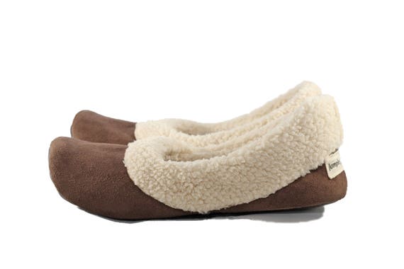 Buy Women s Slippers Sherpa Slippers Soft Sole Shoes Chocolate
