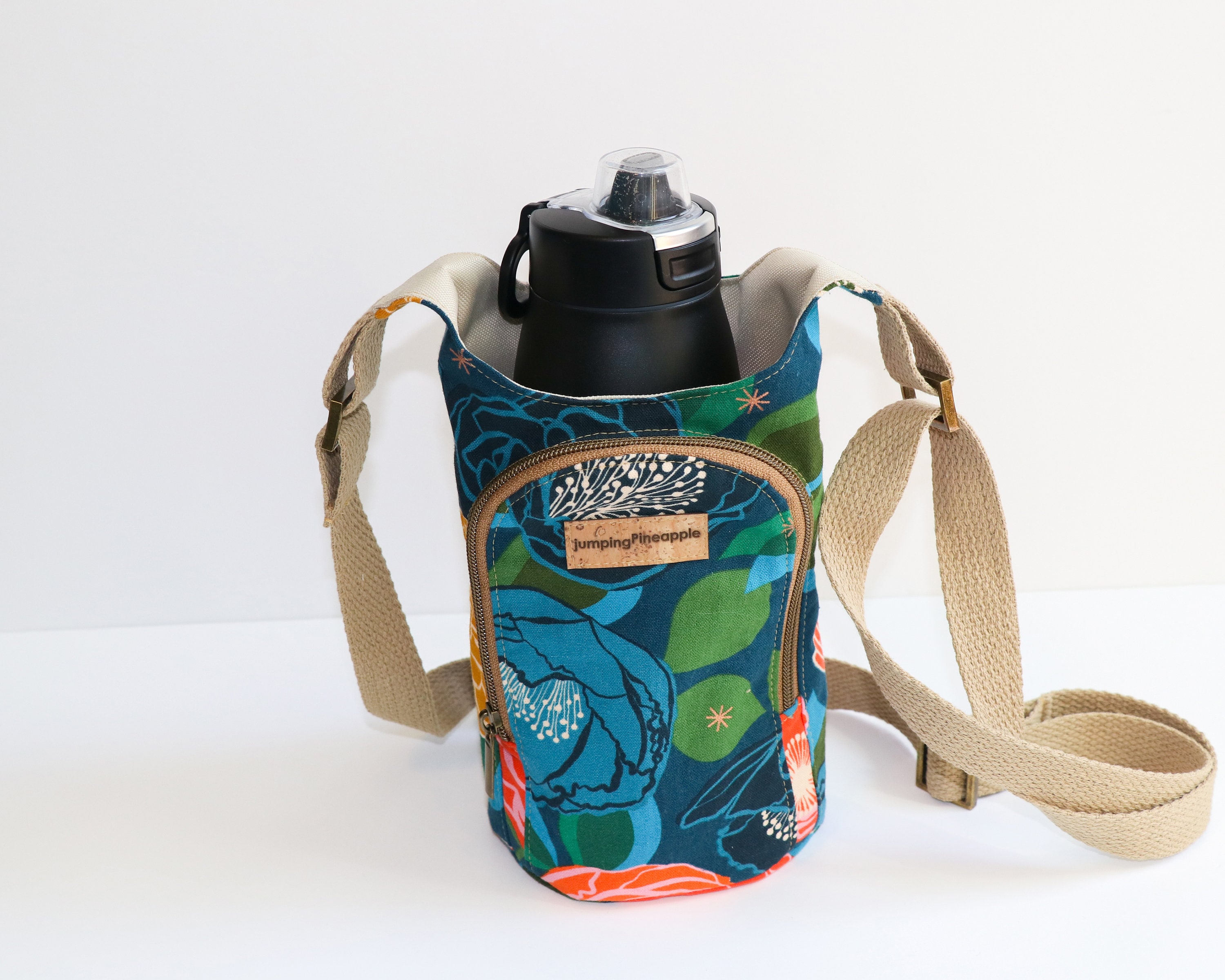 Coral Water Bottle Holder Digital Sewing Pattern