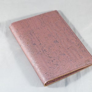 Passport cover, RFID passport holder, Vegan wallet minimalist, Third anniversary leather, Passport wallet vegan, Travel wallet, Rose gold image 2