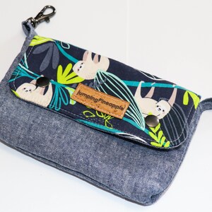 Fanny pack crossbody, Festival bag, Belt pouch, Phone pouch, Small fanny pack, Waist bag, Travel bag, Lightweight fanny pack, Sloth love