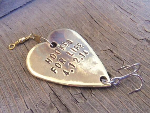 Personalized Fishing Lure, Fishing Gift, Anniversary Gift, Gift