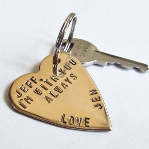 To My Man Engraved Stainless Steel Keychain – Sweet Anniversary Or Valentine’s Gift For Husband - View #5