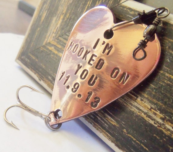 Hooked on You Fishing Lure Custom Men Gift Meaningful Gifts