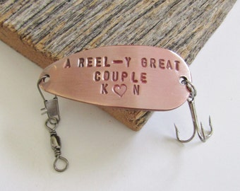 Valentines Day Gift for Boyfriend Valentine's Day Gift for Girlfriend Personalized Fishing Lure First Valentine Gift for Husband Gift Wife