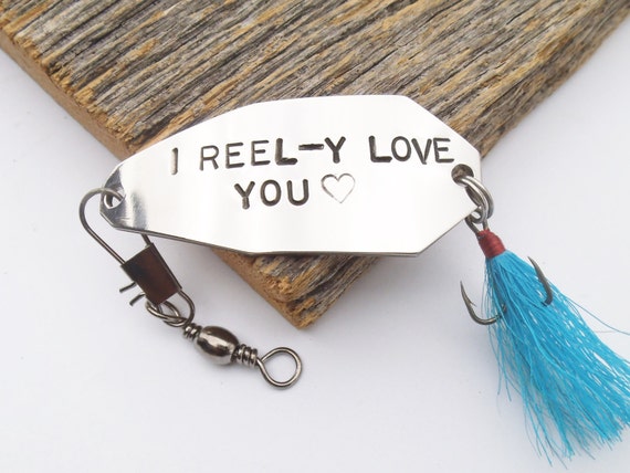 Valentines Gifts for Men Valentine's Day Him Personalized Fishing Lure Gift  for Boyfriend Gift for Wife Gift for Girlfriend Husband Gifts 