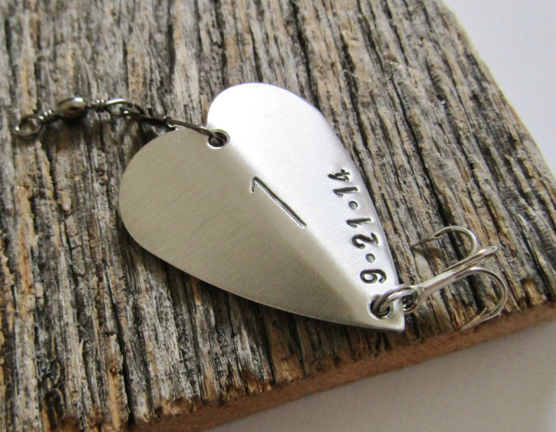 1st Anniversary Gift for Men 1st Anniversary Gift for Boyfriend First Anniversary Gift for Husband Fishing Lure for Him for Wife for Couple image 1