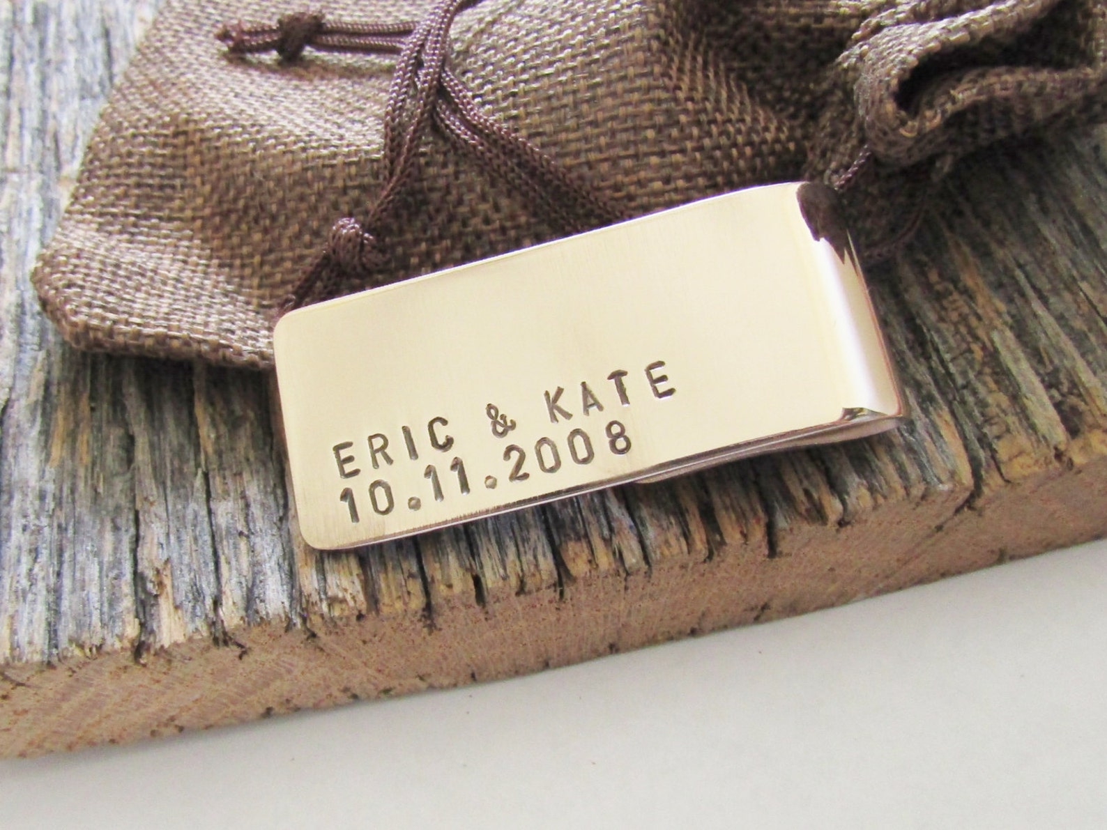 Bronze Money Clip Bronze Gift Men Bronze Anniversary Gift Etsy