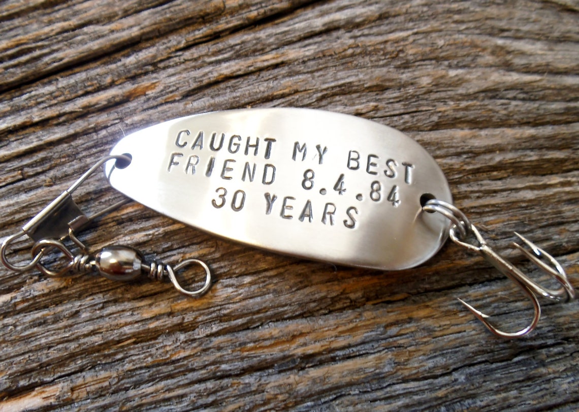 Fishing Lure Gifts for Best Friends Long Distance 30th Wedding Etsy