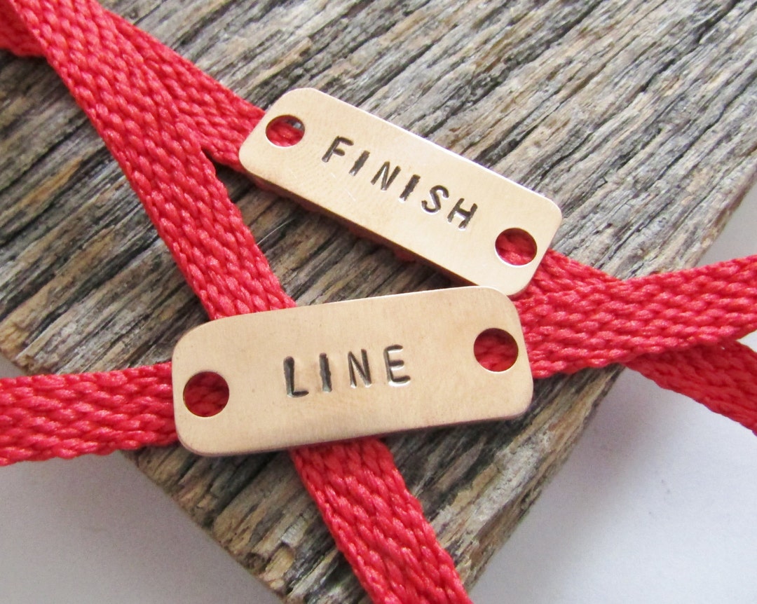 Runner Tags Labels Runner Shoe Tag Finish Line Motivational Quote Run Strong Custom Shoe ...