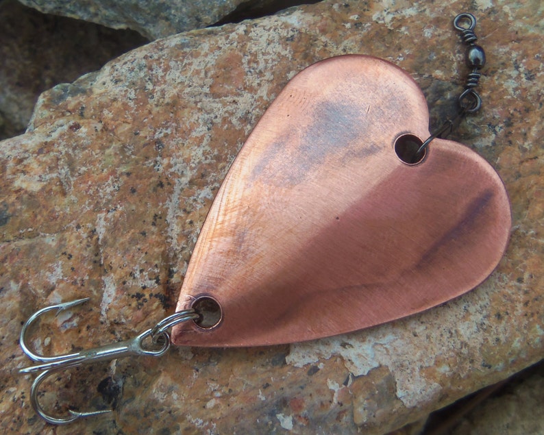 Unique Gift Fishing Lure Available in Steel Copper Bronze Etsy