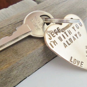 Personalized Keychain for Boyfriend Gift for Husband Key Chain Couples ...