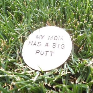 Mother's Day Gift to Mom from Kids Funny Golf Gift Wife Customized Ball Marker for Mom Birthday Gift from Son Humorous Gifts to Golfer Laugh image 3