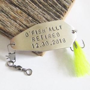 Personalized Retirement Gift for Husband Custom Retirement Gift Boss Fishing Lure Retired Grandparent Retiree Gift Idea Retirement Gift Dad image 3