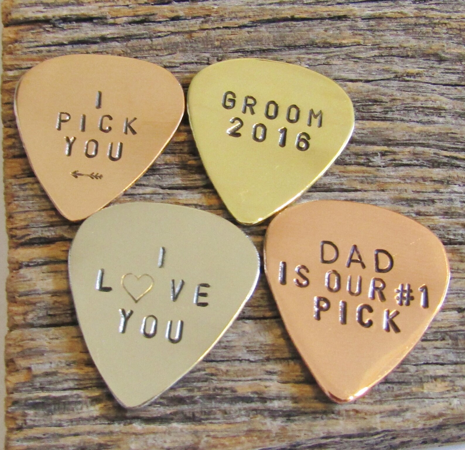 I Pick You Guitar Pick Him Guitar Pick Gift Personalized Etsy