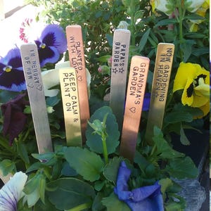 Gardening Pot Stake Garden Gift for Mom Personalized Farm Gift for Grandma Gardener Gift for Women Mother's Day Sister New Home Gift Aunt image 8