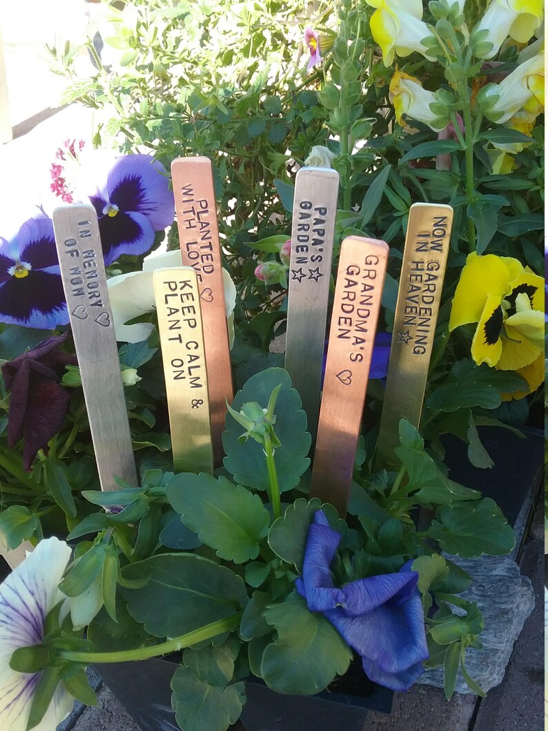 Gardening Pot Stake Garden Gift for Mom Personalized Farm Gift for Grandma Gardener Gift for Women Mother's Day Sister New Home Gift Aunt image 8