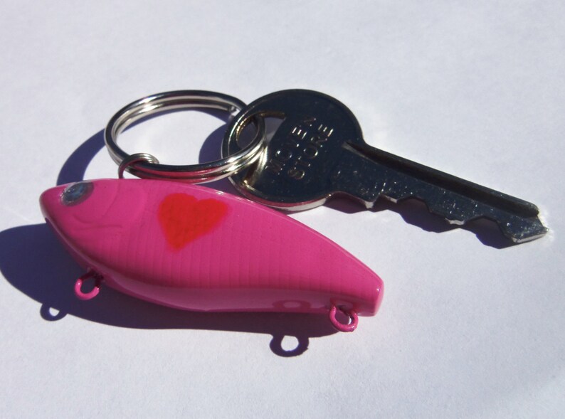 Him Valentine's Day Keychain for Boyfriend Fish Keyring Etsy