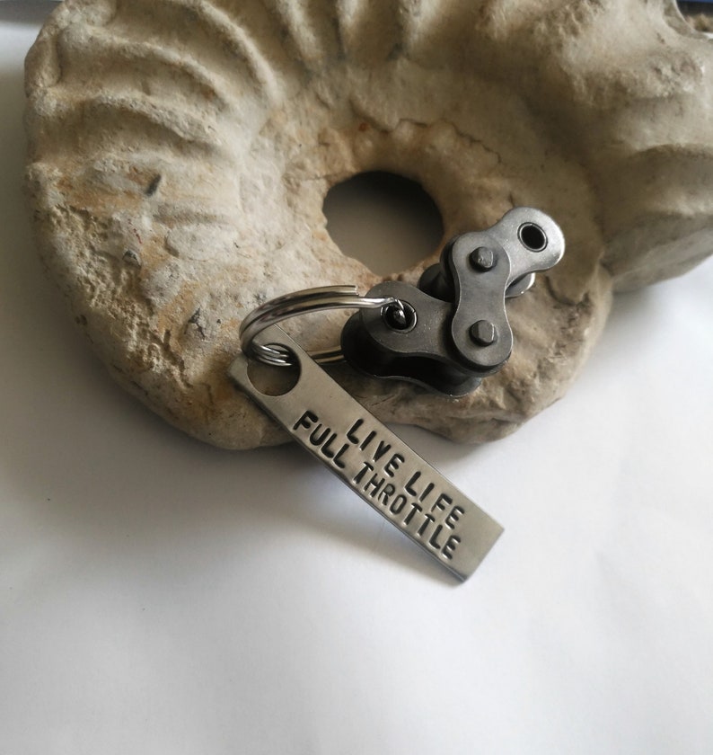 Personalized Keychain Mens Gift Dirt Bike Key Chain Motocross Etsy