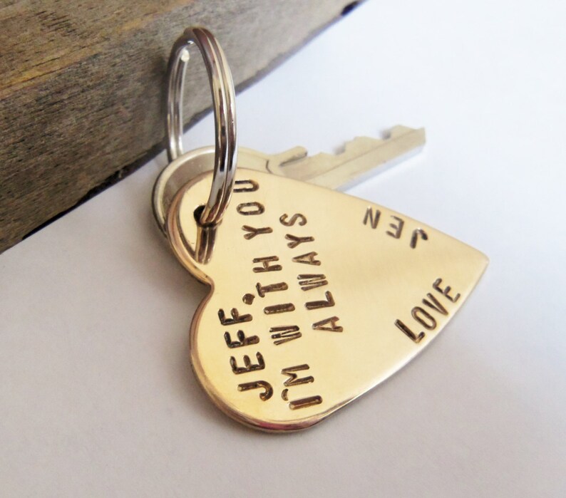 Personalized Keychain for Boyfriend Gift for Husband Key Chain Etsy
