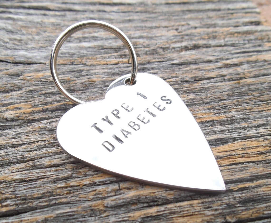 Type 1 Diabetes Alert Keychain for Kids Insulin Dependent Etsy