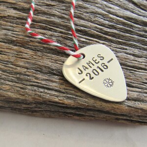 Music Teacher Gift Personalized Guitar Pick Ornament - Etsy