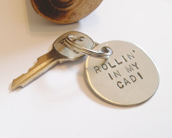 Schlüsselanhänger personalisiert Monogramm - Autoschlüssel Anhang