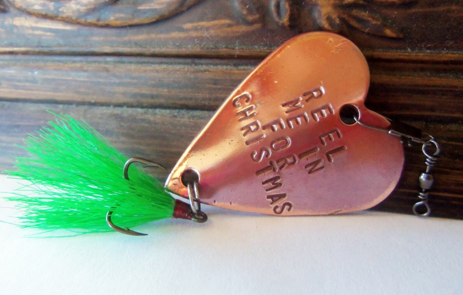 Unique Christmas Custom Fishing Lure Holiday Gift Personalized Etsy