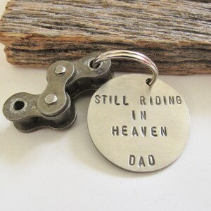 Father's Day Gift for Biker Keyring Motorcycle Dad | Etsy