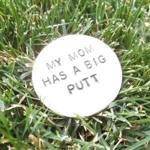 Mother's Day Gift to Mom from Kids Funny Golf Gift Wife Customized Ball Marker for Mom Birthday Gift from Son Humorous Gifts to Golfer Laugh image 4