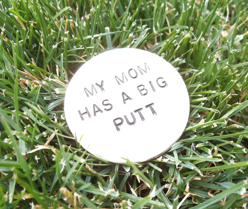 Mother's Day Gift to Mom from Kids Funny Golf Gift Wife Customized Ball Marker for Mom Birthday Gift from Son Humorous Gifts to Golfer Laugh image 4