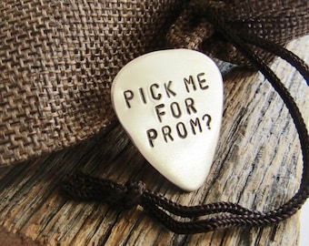 Pick Me for Prom? Personalized Guitar Pick Music Promposal Idea Prom Ask To Boy Ways to Ask Someone to Prom Custom Guitar Plectrum Prom 2023