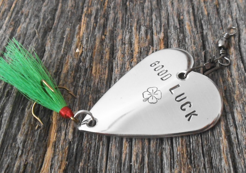 Lucky Irish Wedding Favor Fishing Lure Good Luck Gift