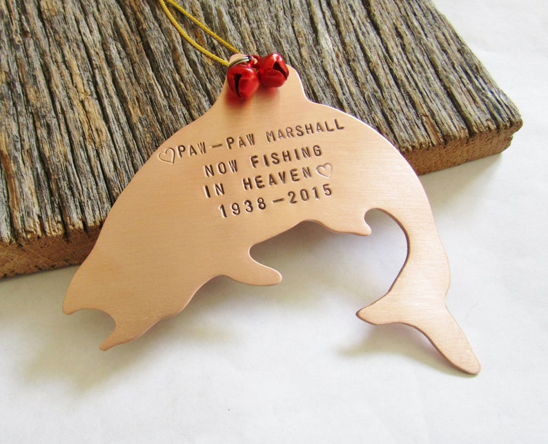 In Memory of Dad Christmas Ornament Memorial Gift Great - Etsy