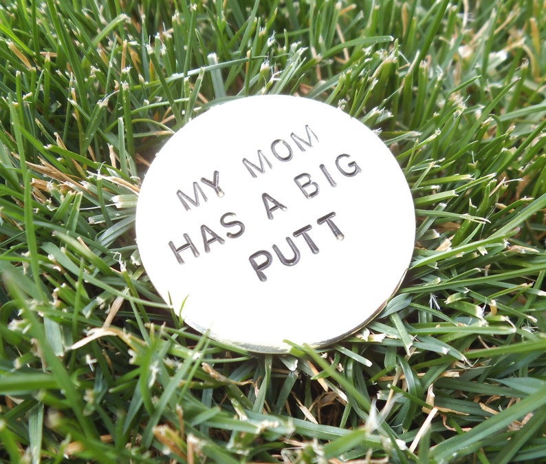 Mother's Day Gift to Mom from Kids Funny Golf Gift Wife Customized Ball Marker for Mom Birthday Gift from Son Humorous Gifts to Golfer Laugh image 5