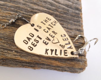 Fathers Day Gift for Dad Personalized Fishing Lure 1st Fathers Day Valentine's Day Gift for Husband Valentine for Him Birthday Gift Husband