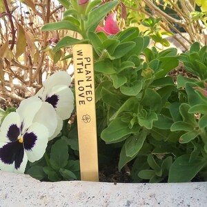 Gardening Pot Stake Garden Gift for Mom Personalized Farm Gift for Grandma Gardener Gift for Women Mother's Day Sister New Home Gift Aunt image 3