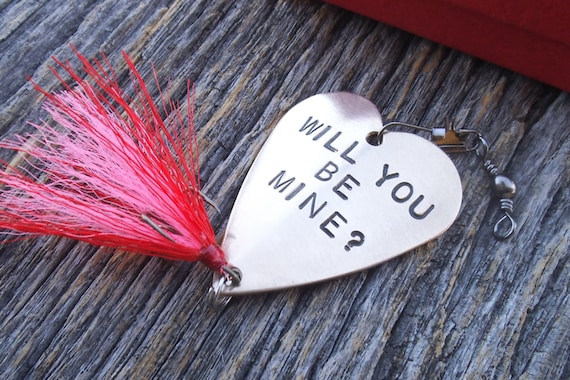 Valentine for Him Valentine's Day Gift for Men Personalized Gifts for  Husband Be My Valentine for Girlfriend Couples Gift Fishing Lure Heart -   Canada