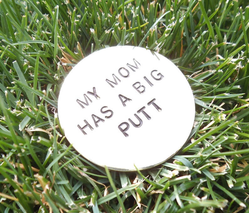 Mother's Day Gift to Mom from Kids Funny Golf Gift Wife Customized Ball Marker for Mom Birthday Gift from Son Humorous Gifts to Golfer Laugh image 2