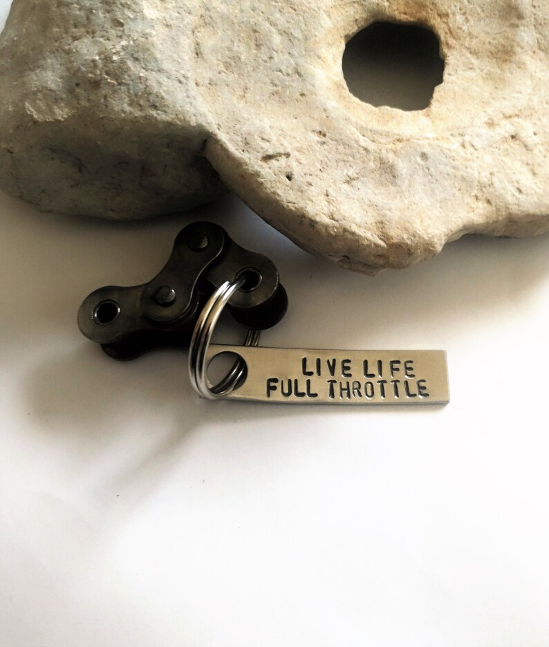 Personalized Keychain Mens Gift Dirt Bike Key Chain Motocross Etsy