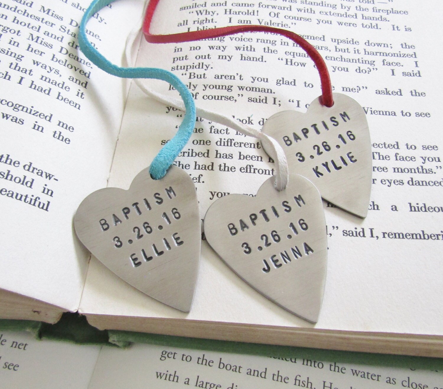 Baptism Gift Girl Baptism Favors Baptism Bookmark Personalized Etsy