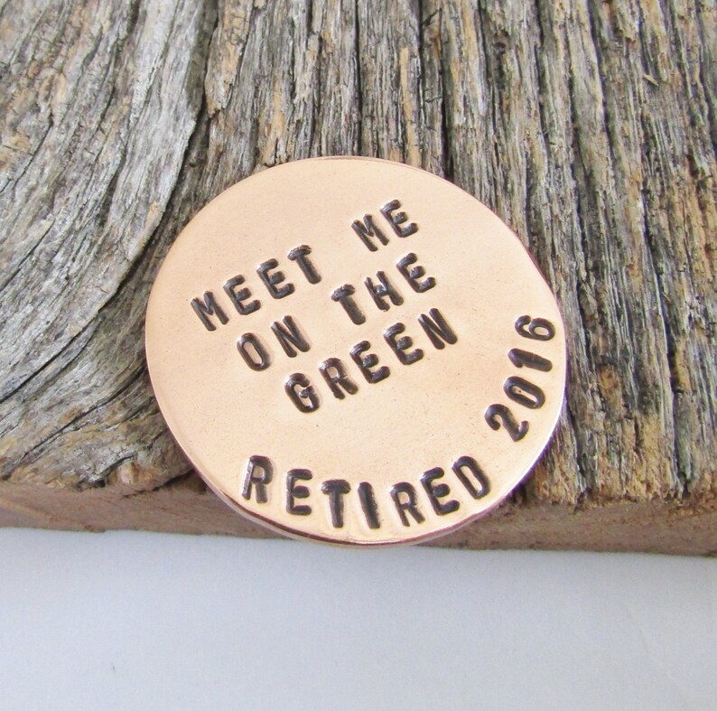 Retirement Gift for Men Retirement Party Dad Ball Marker Etsy