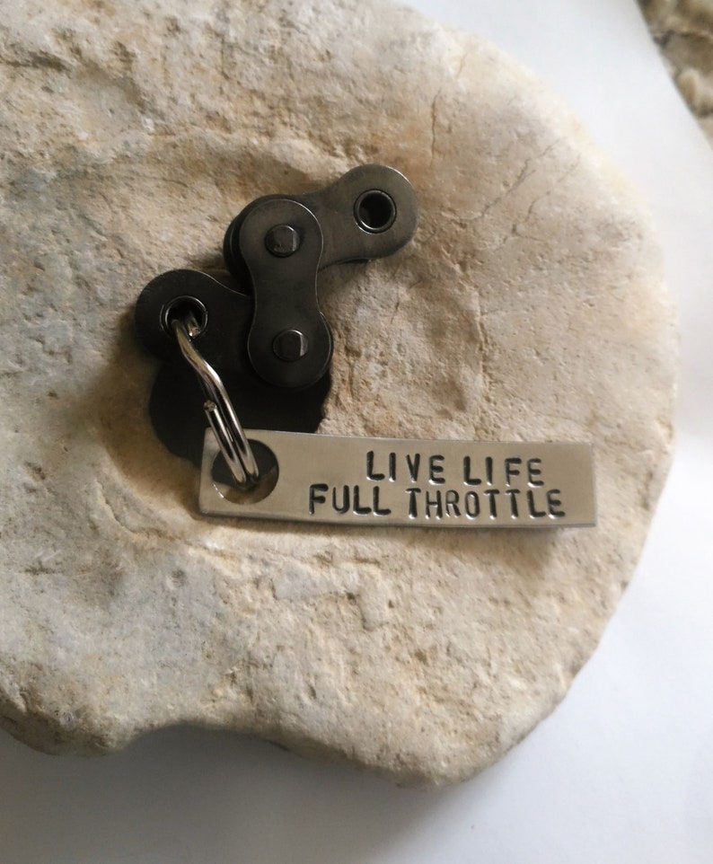 Personalized Keychain Mens Gift Dirt Bike Key Chain Motocross Etsy