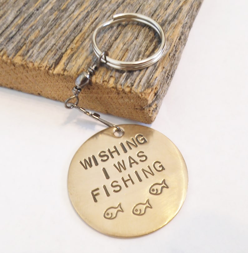 Fishing Keychain Christmas Gift for Boyfriend Personalized Etsy